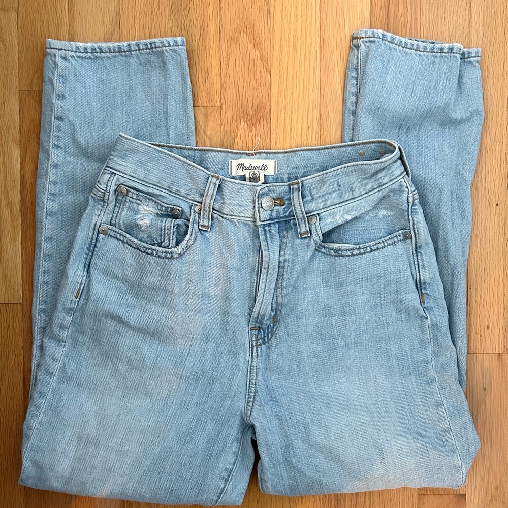 Madewell Women's Denim Perfect Vintage Jean- Fitzgerald Wash (Light Blue)